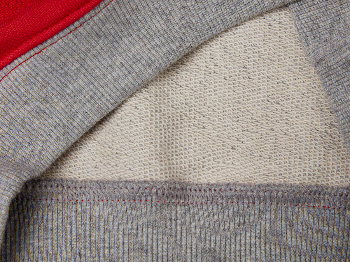 Felpa in cotone con stampa