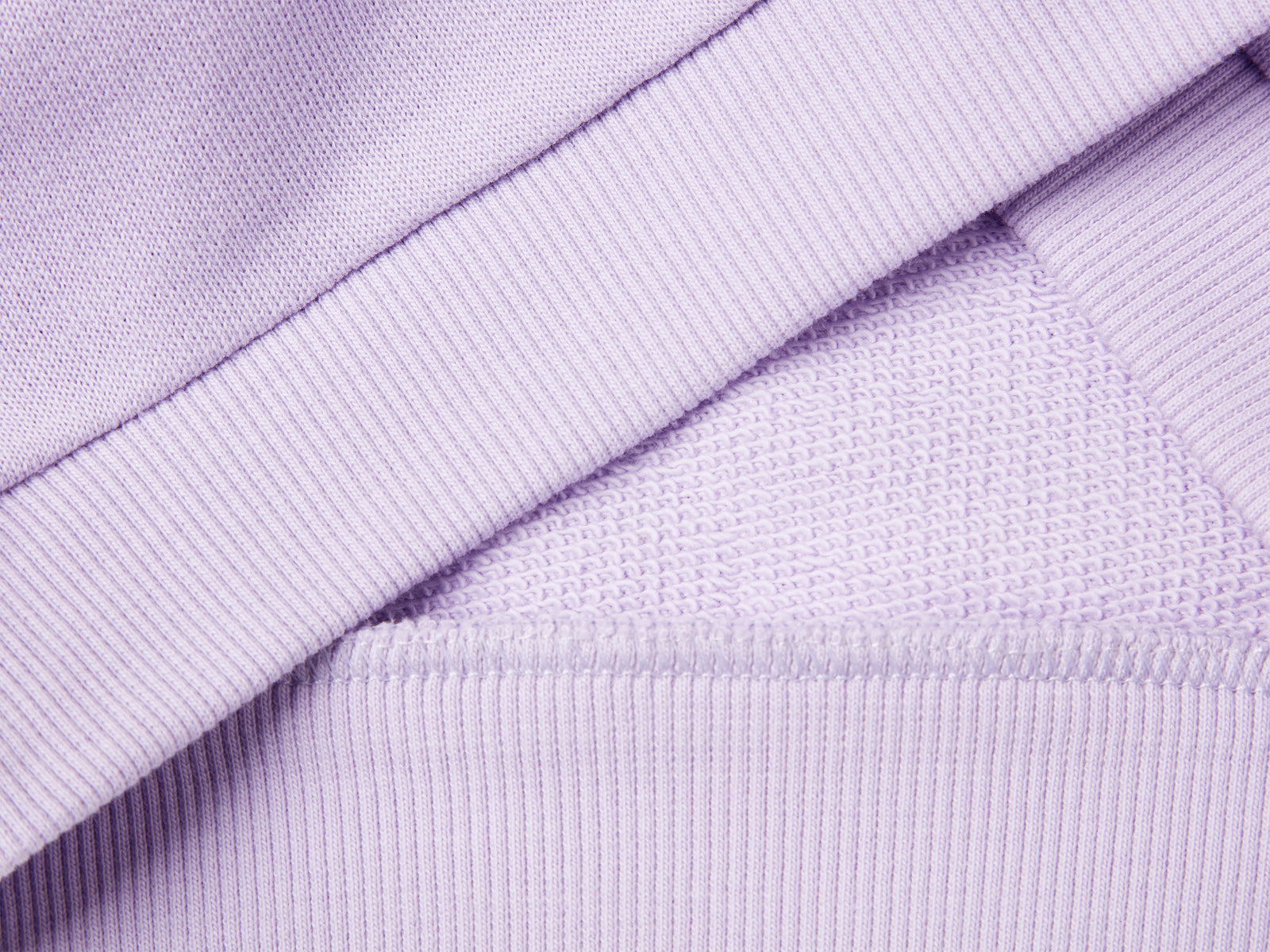 Felpa in cotone con stampa glitter da bimba lilla 3 | Benetton Outlet
