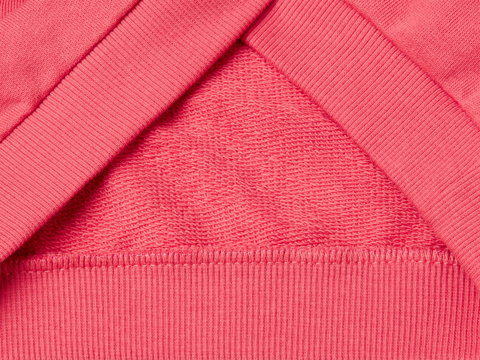 Felpa in cotone con stampa glitter da bimba ciclamino 3 | Benetton Outlet