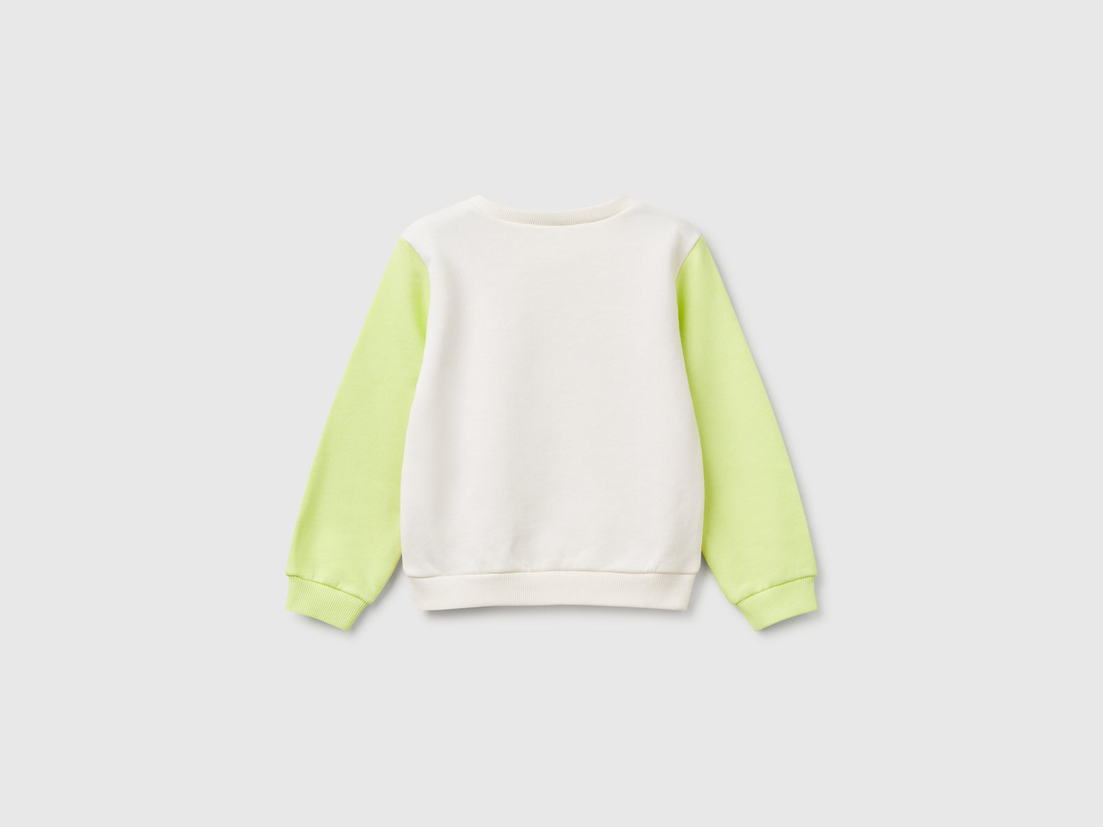 Felpa in cotone con stampa glitter da bimba multi-color 2 | Benetton Outlet
