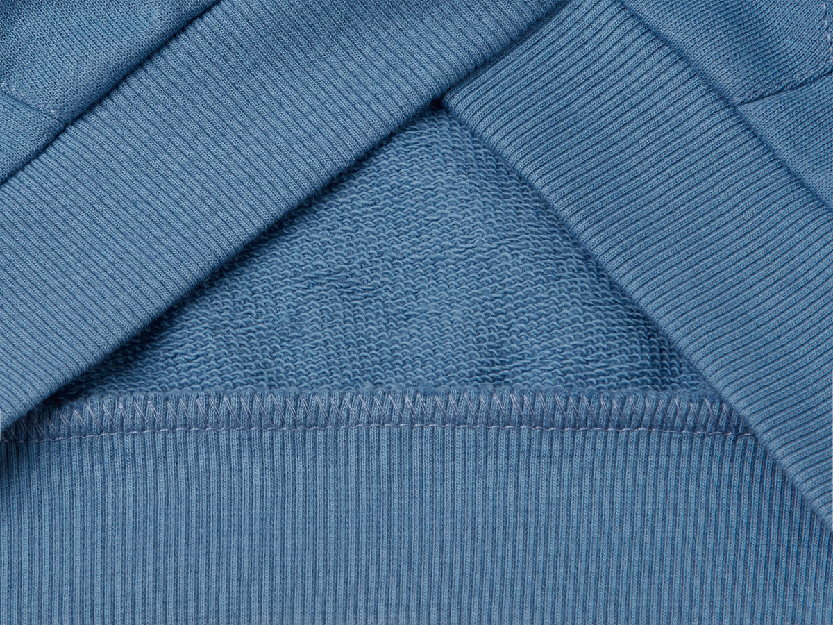 Felpa in cotone con zip