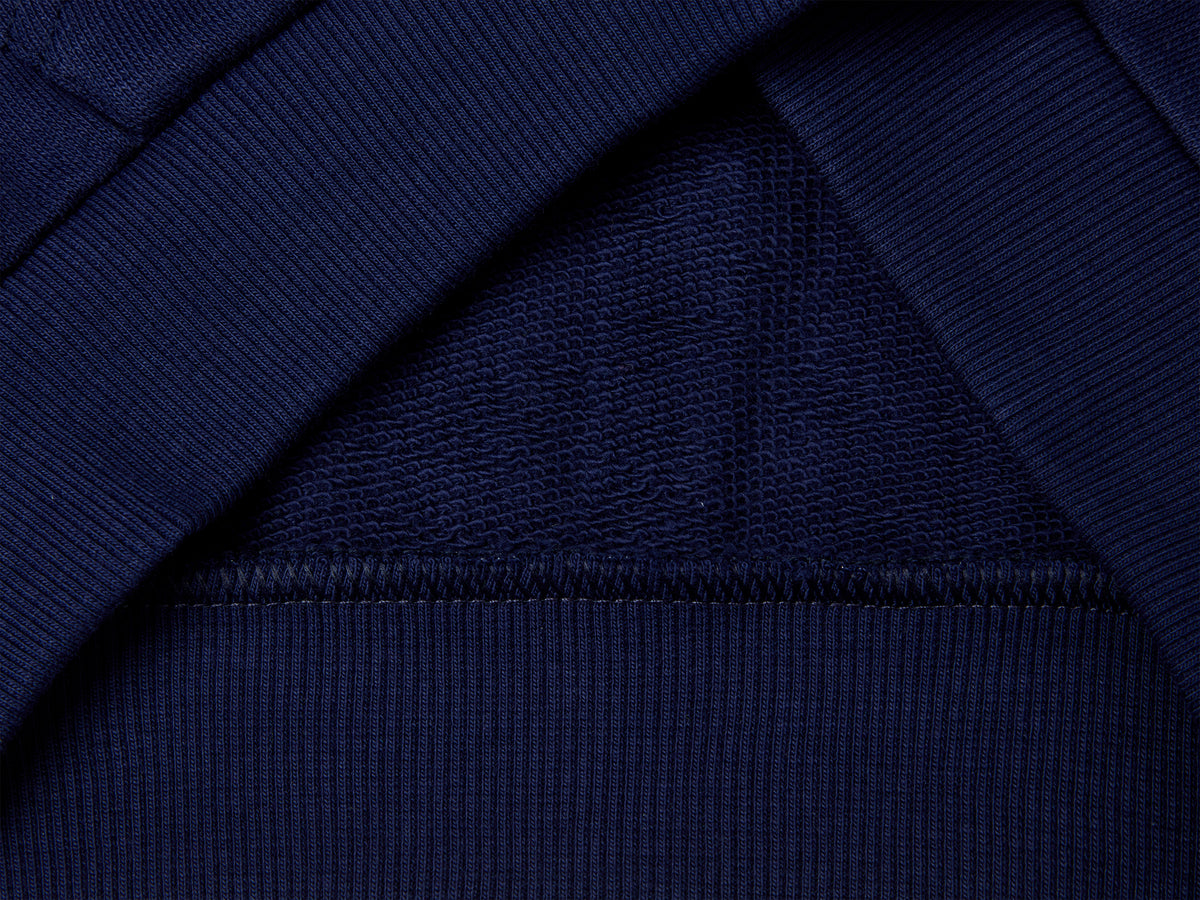 Felpa in cotone con zip
