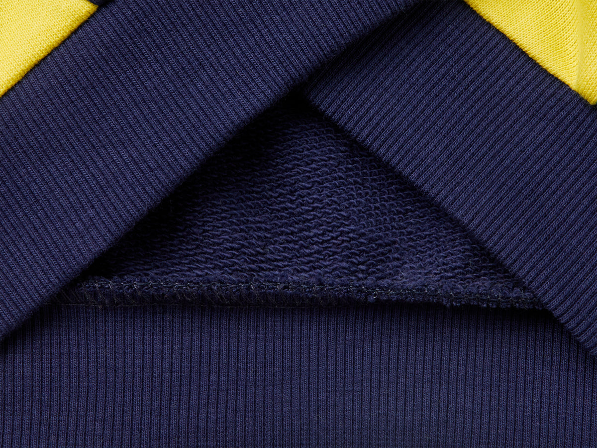 Felpa in cotone con zip