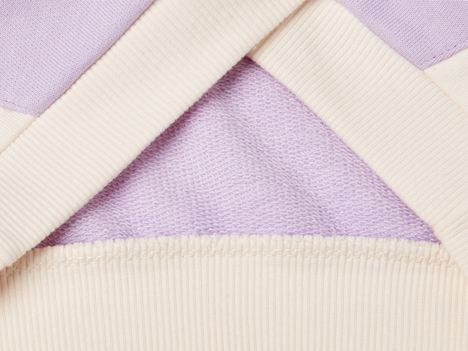 Felpa con zip in cotone da bimba multi-color 3 | Benetton Outlet