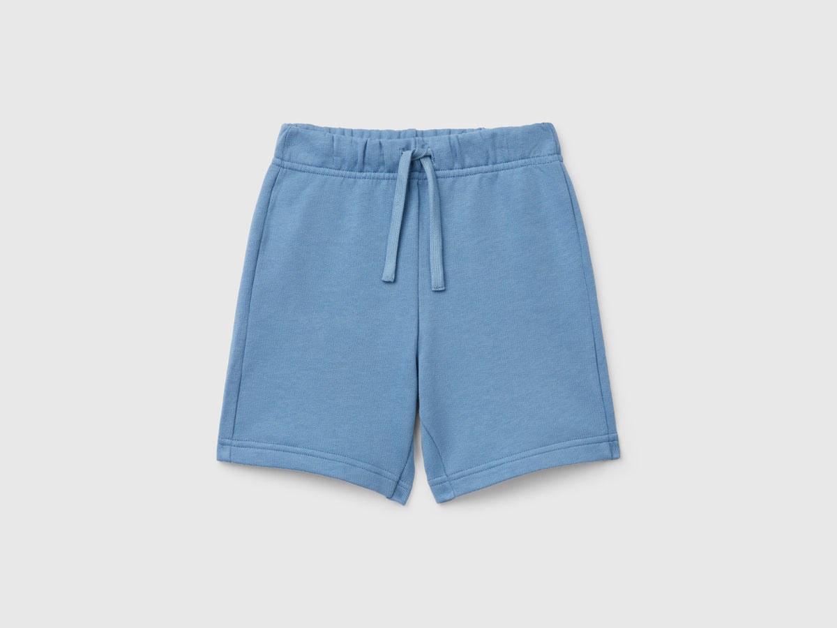 Bermuda in felpa di cotone