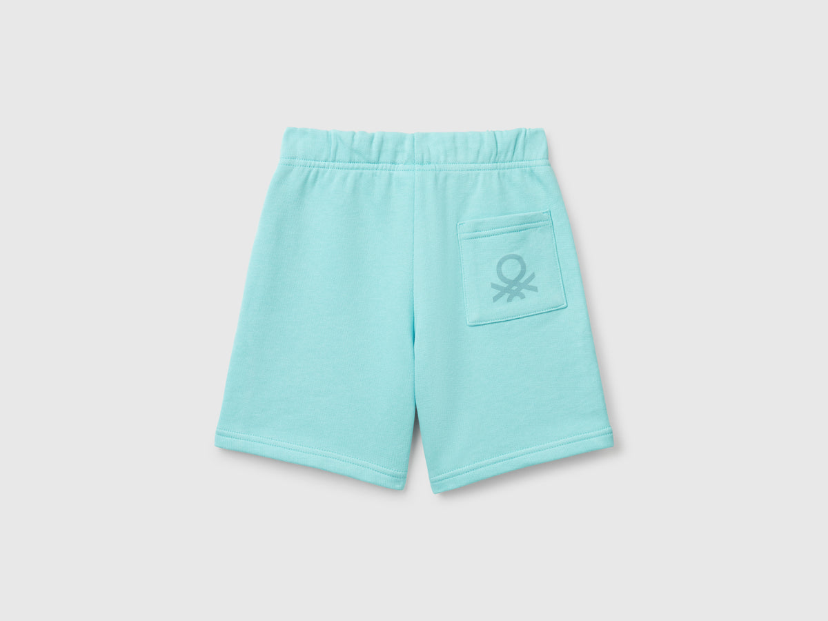 Bermuda in felpa di cotone