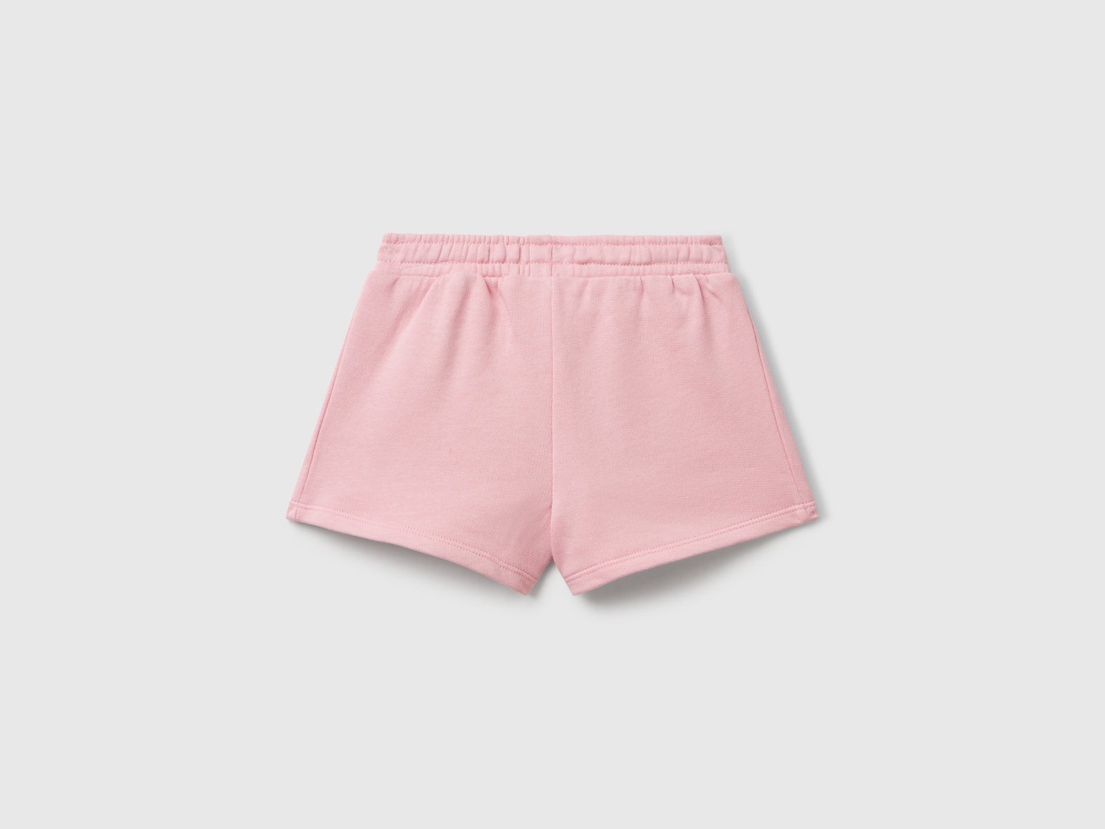 Shorts in felpa di cotone da bimba rosa 2 | Benetton Outlet