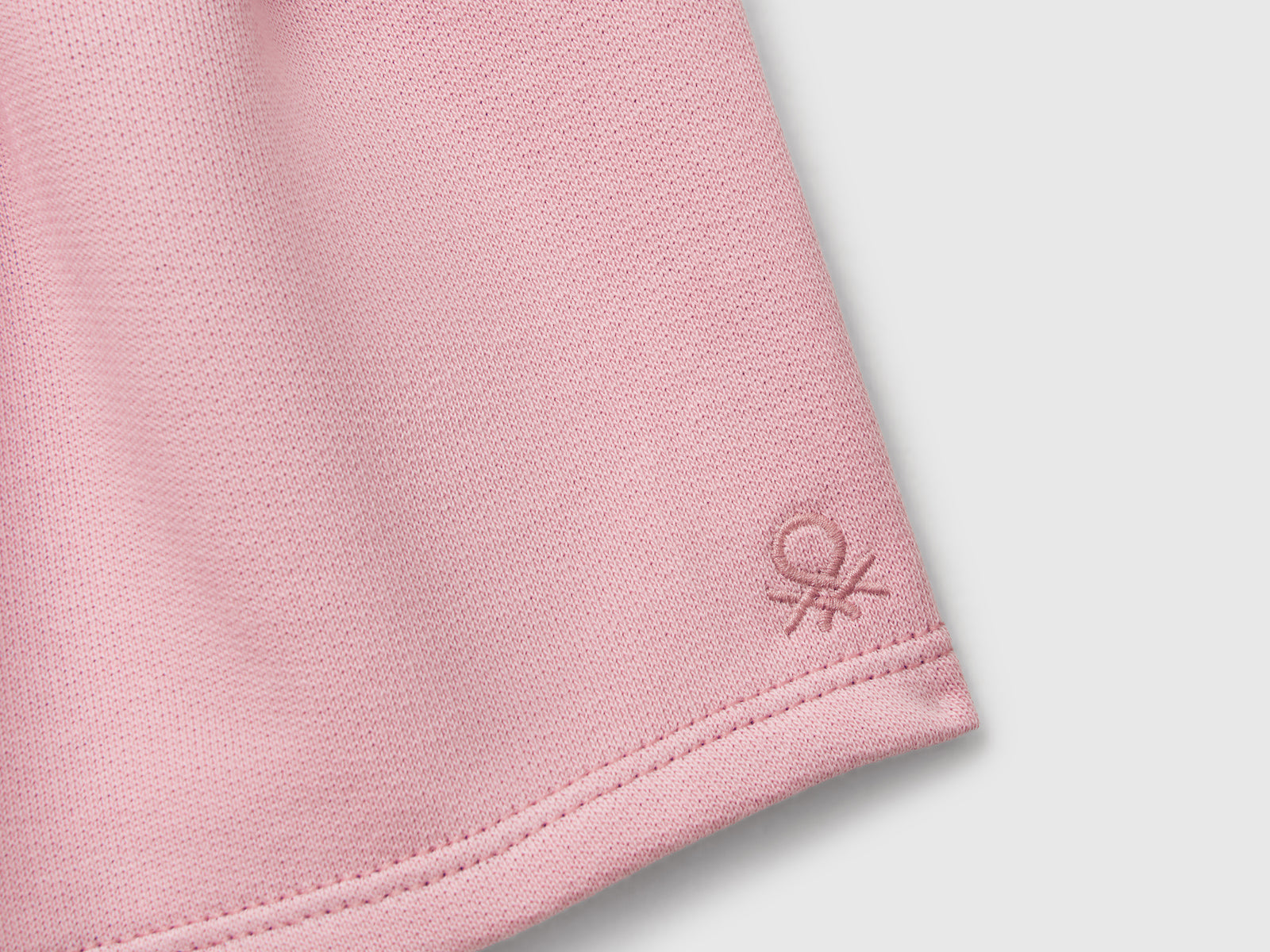 Shorts in felpa di cotone da bimba rosa 3 | Benetton Outlet
