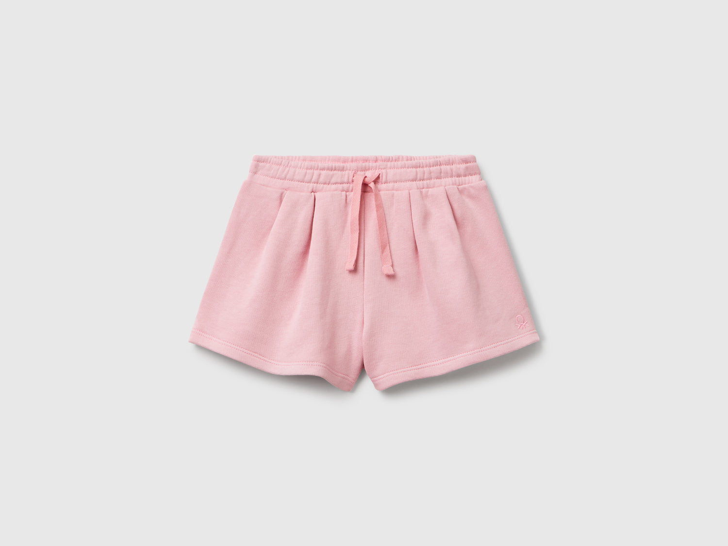 Shorts in felpa di cotone da bimba rosa | Benetton Outlet