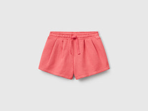 Shorts in felpa di cotone