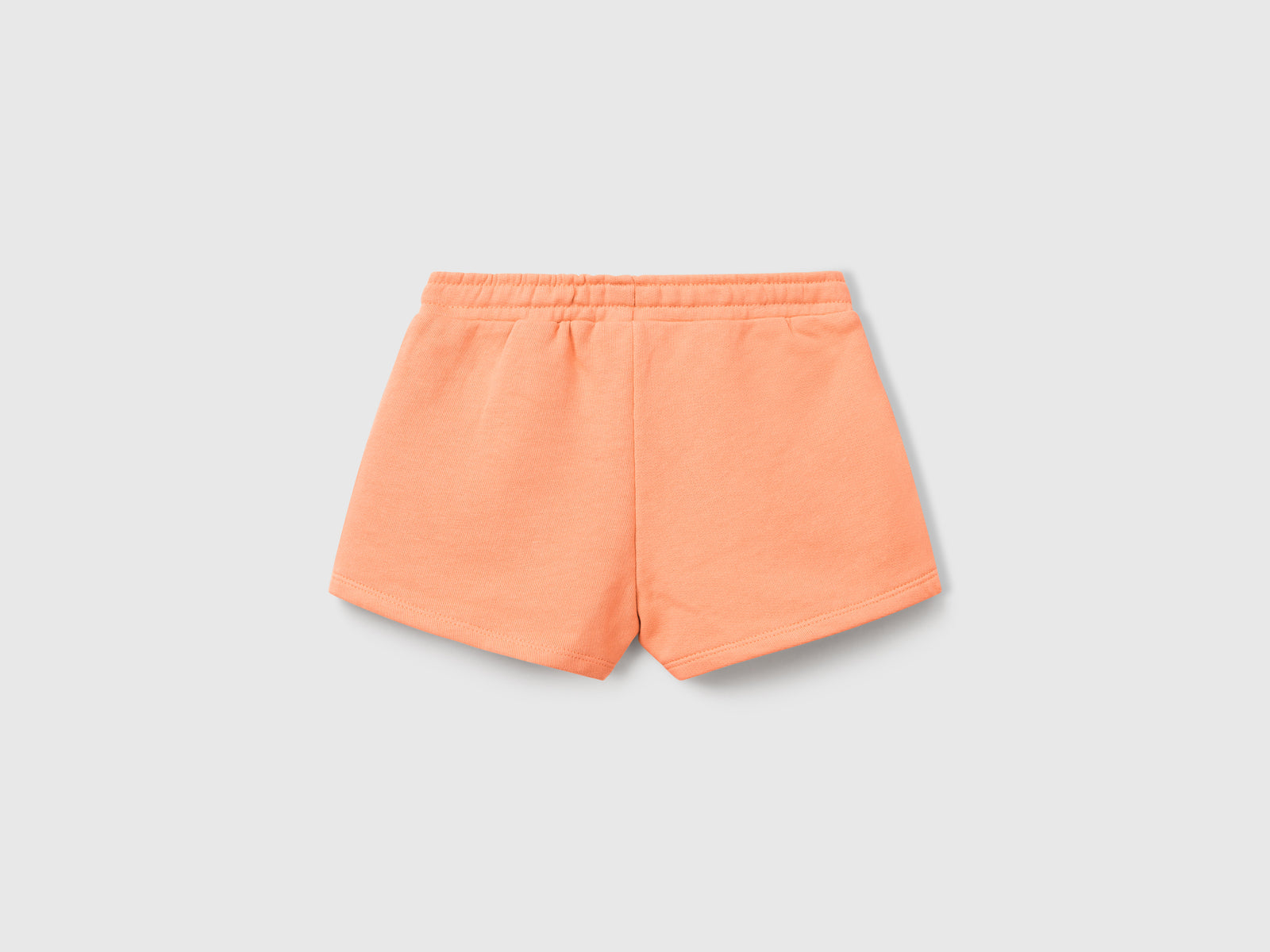 Shorts in felpa di cotone da bimba pesca 2 | Benetton Outlet
