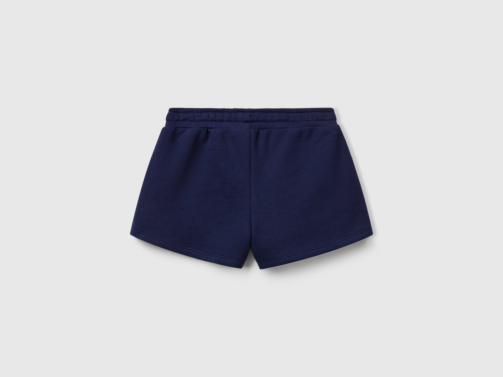 Shorts in felpa di cotone da bimba blu scuro 2 | Benetton Outlet