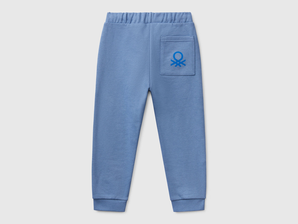 Pantaloni in cotone con logo