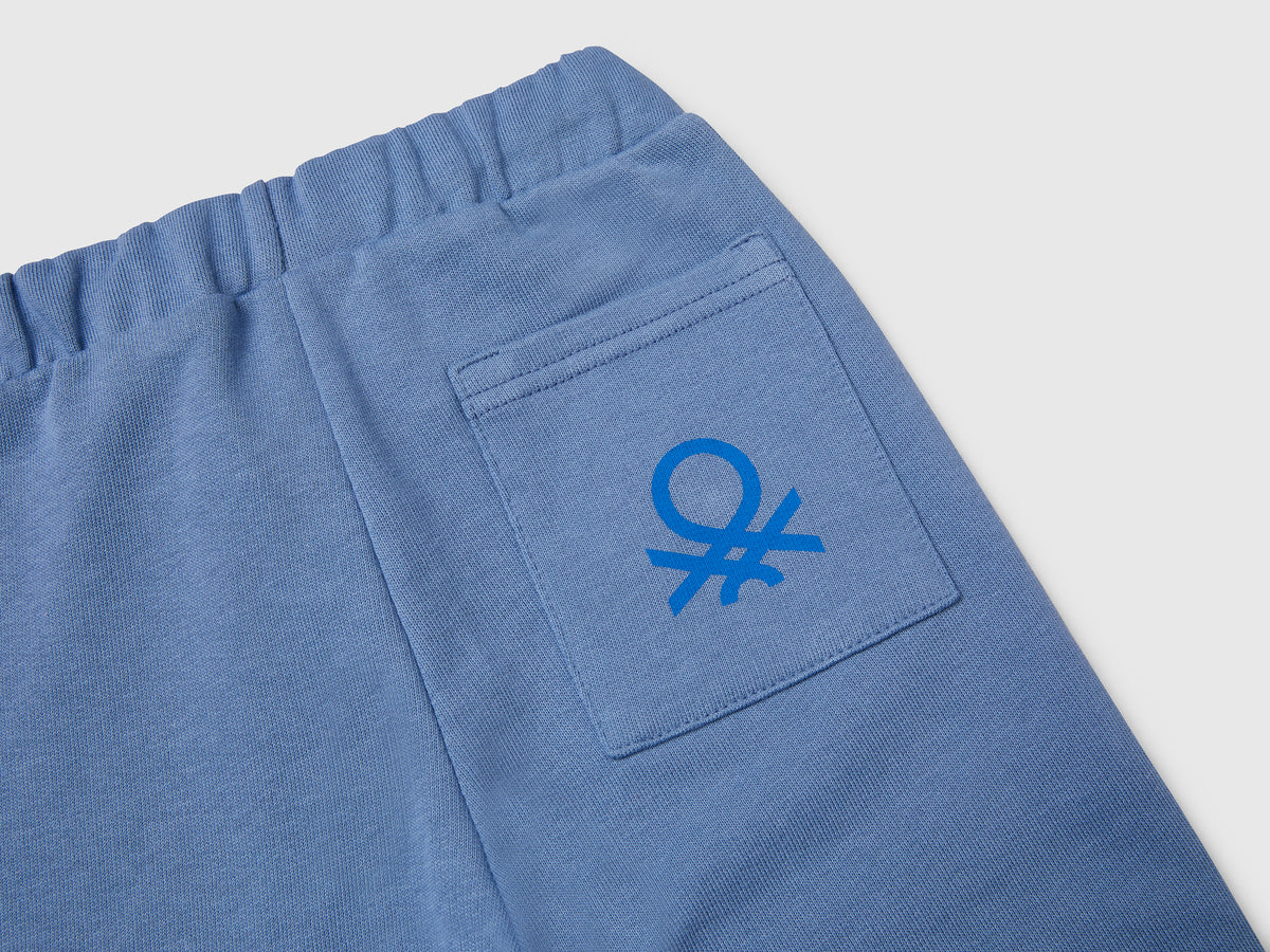 Pantaloni in cotone con logo