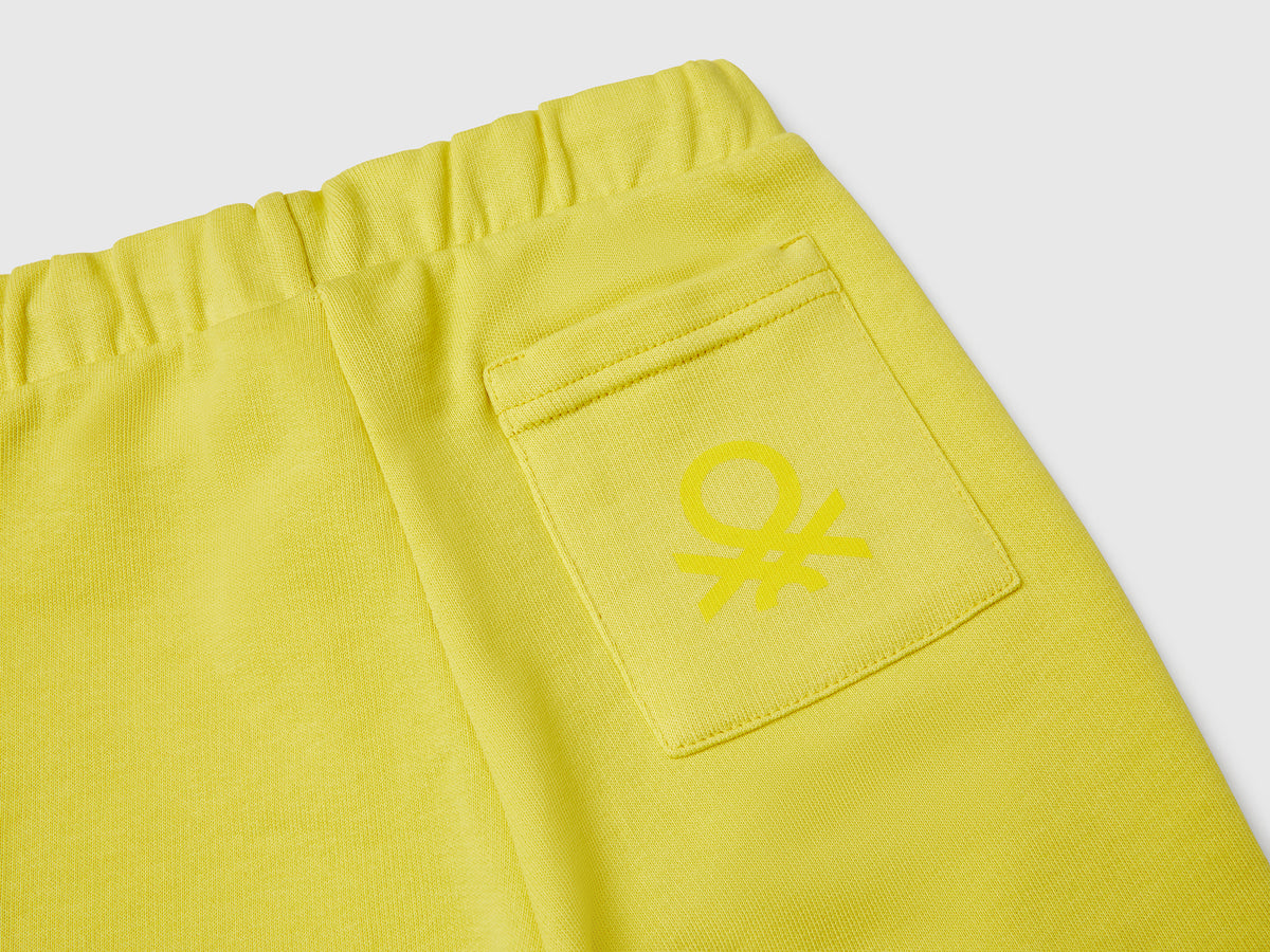 Pantaloni in cotone con logo