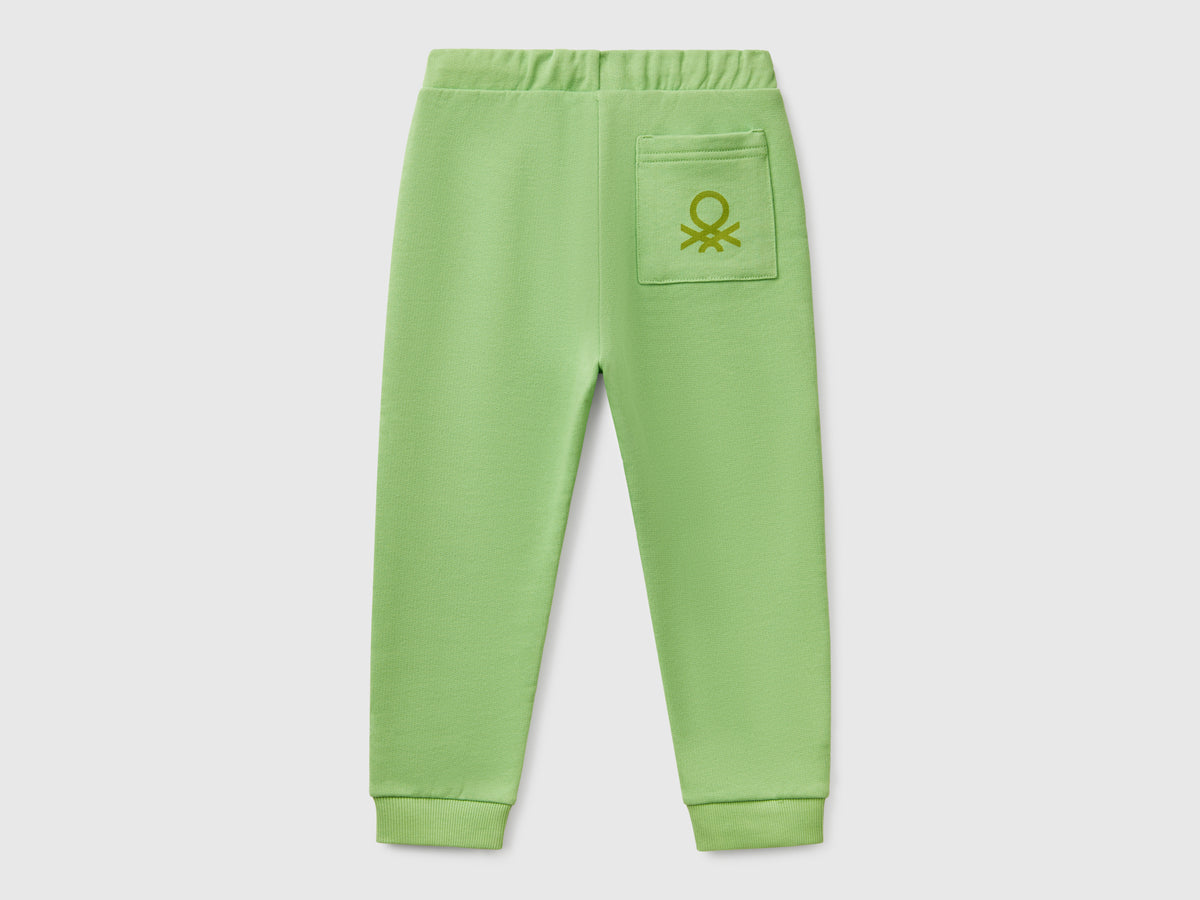 Pantaloni in cotone con logo
