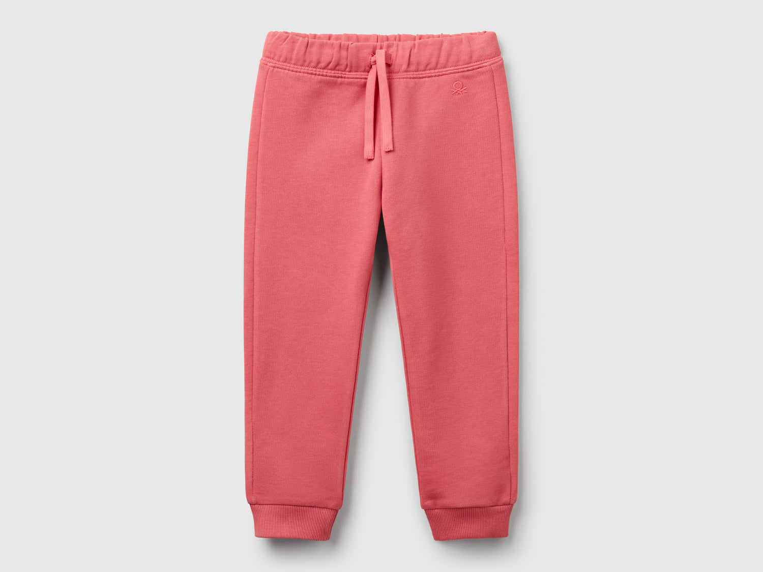 Pantaloni in felpa di cotone da bimba ciclamino | Benetton Outlet