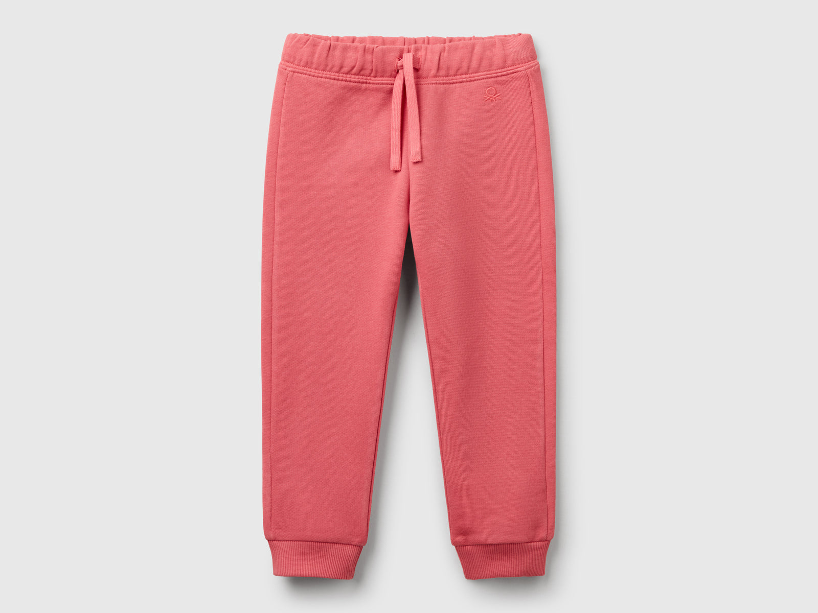 Pantaloni in felpa di cotone da bimba ciclamino | Benetton Outlet