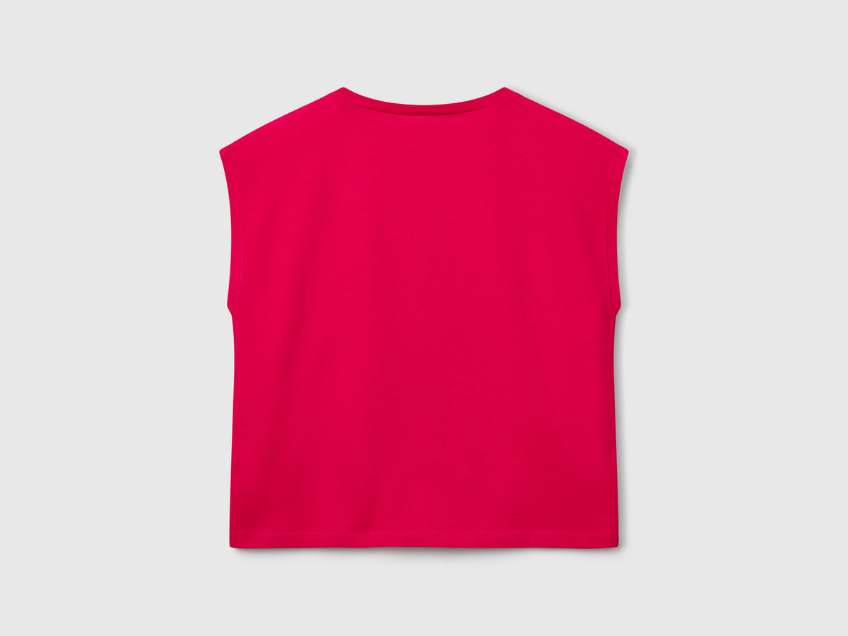 T-shirt con stampa fluo