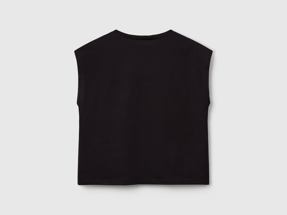 T-shirt con stampa fluo