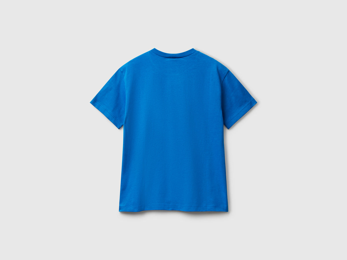 T-shirt con stampa fluo