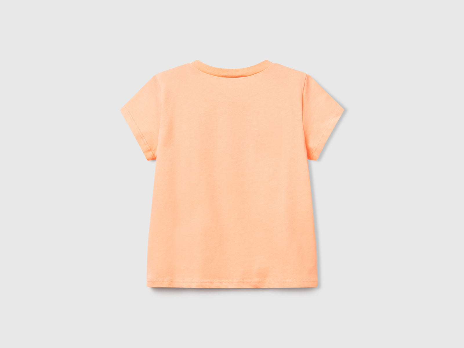 T-shirt con stampa fluo da bimba pesca 2 | Benetton Outlet