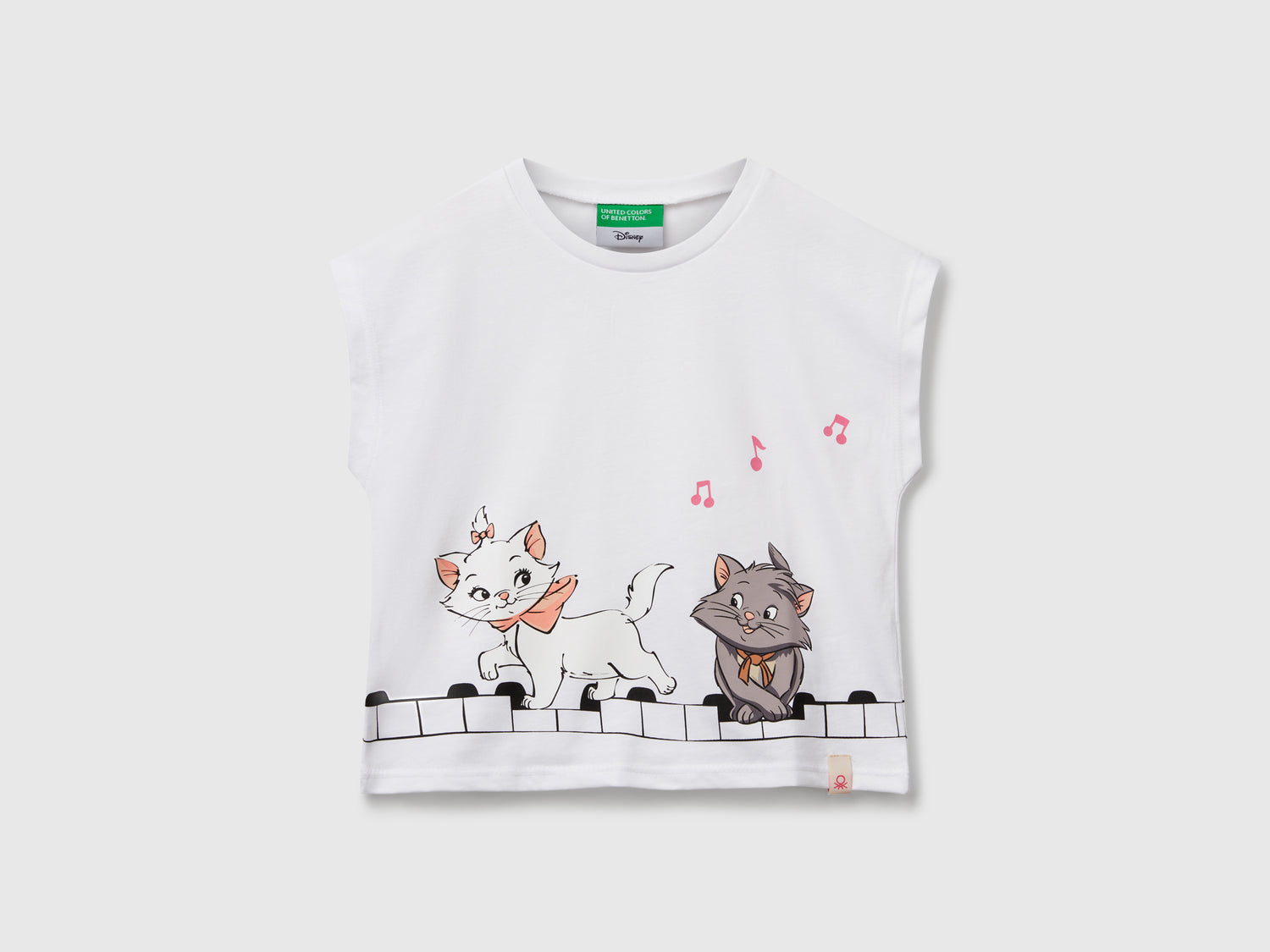 T-shirt  ©Disney Gli Aristogatti da bimba bianco | Benetton Outlet