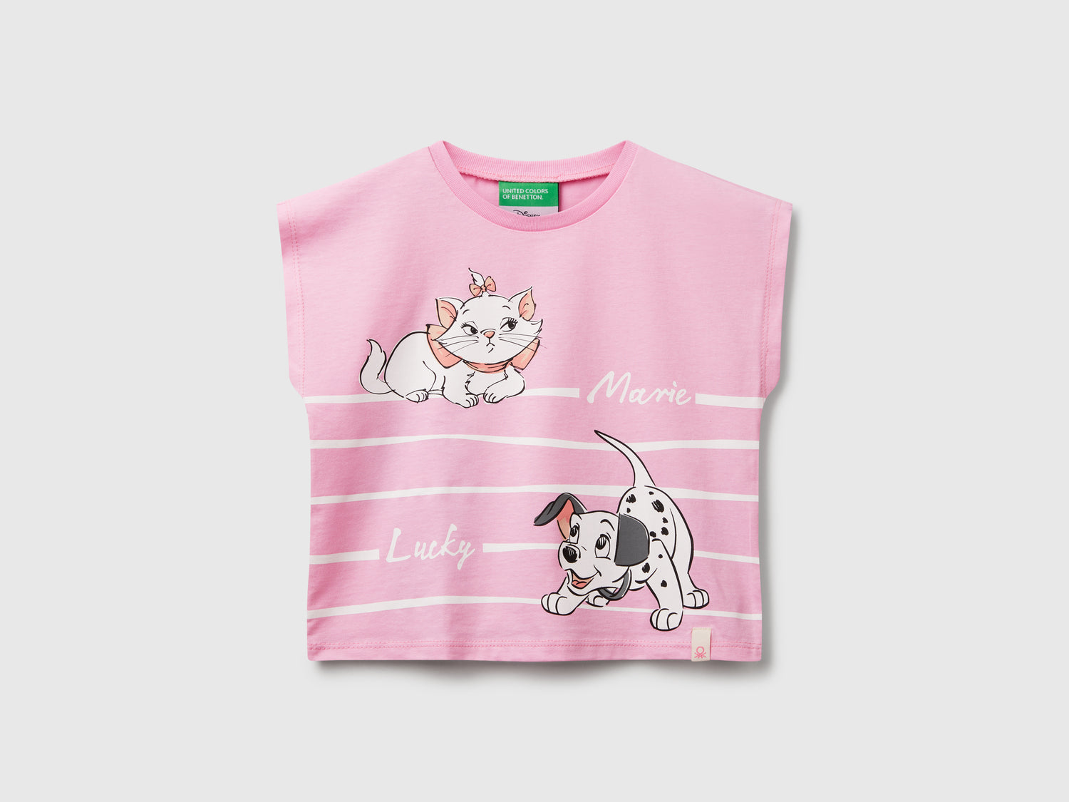 T-shirt  ©Disney Gli Aristogatti da bimba rosa | Benetton Outlet