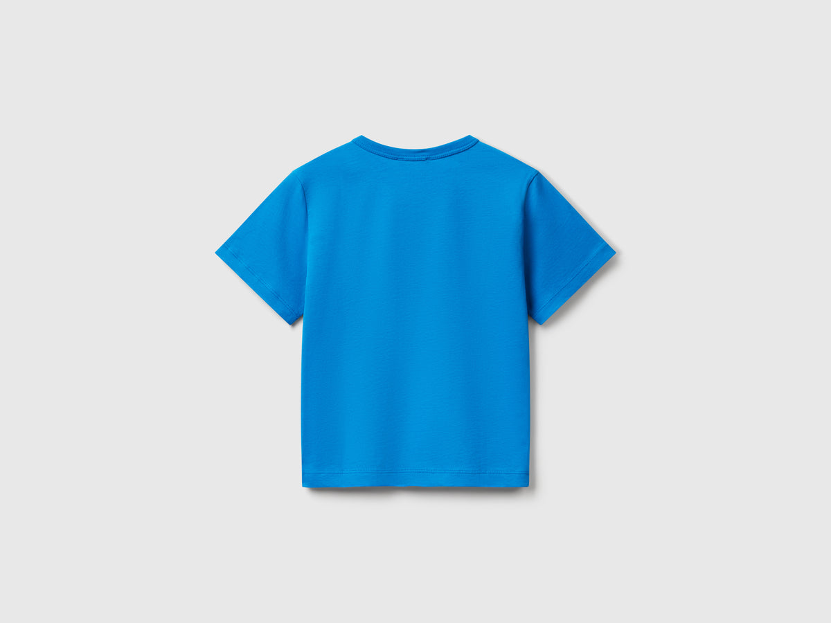 T-shirt con stampa fluo