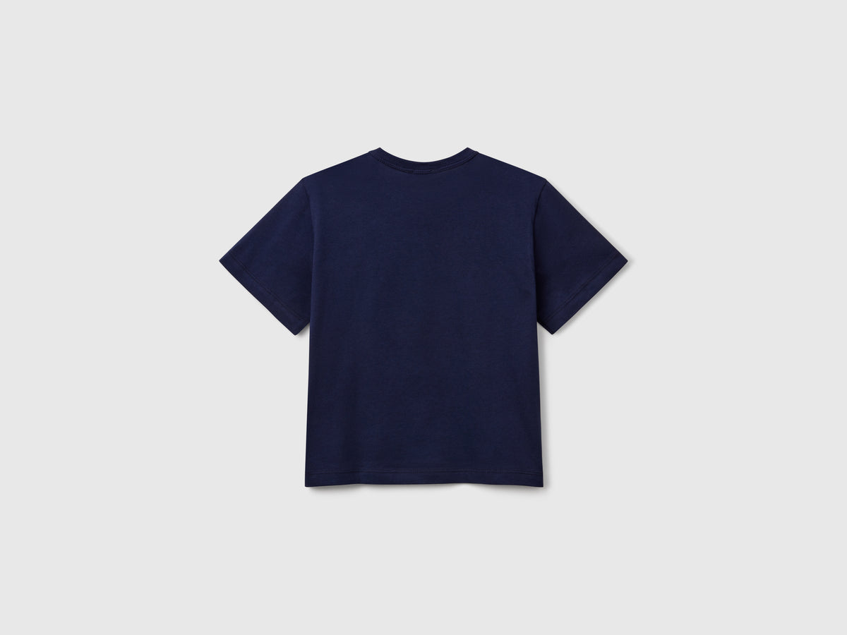 T-shirt con stampa fluo