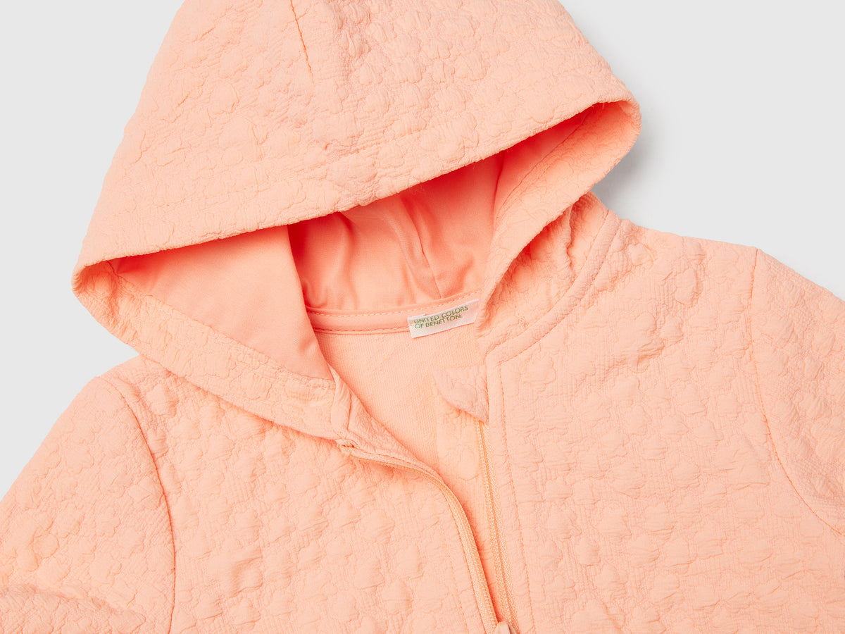 Felpa jacquard con zip