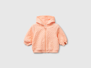 Felpa jacquard con zip