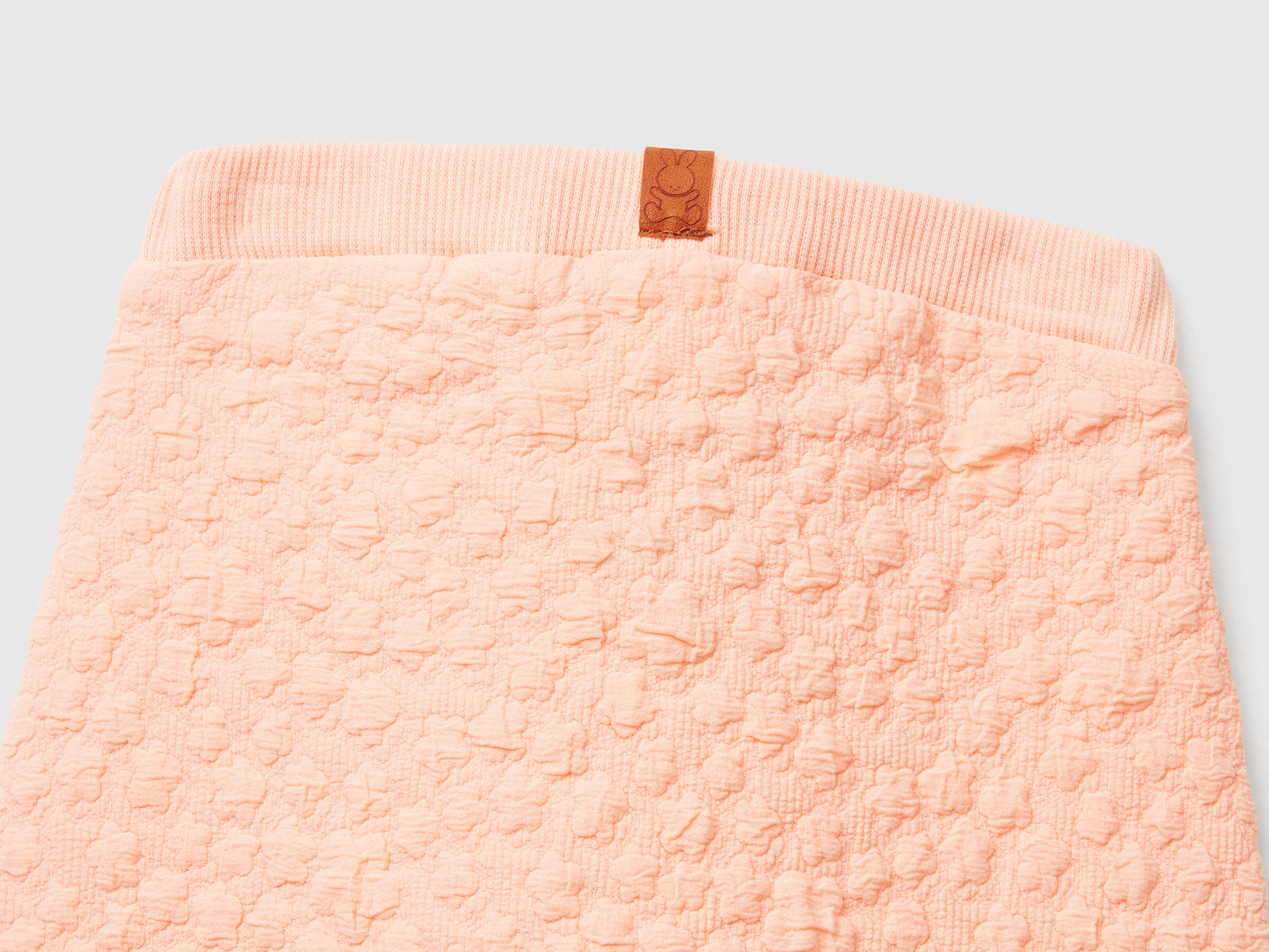Pantaloni jacquard da neonato pesca 3 | Benetton Outlet