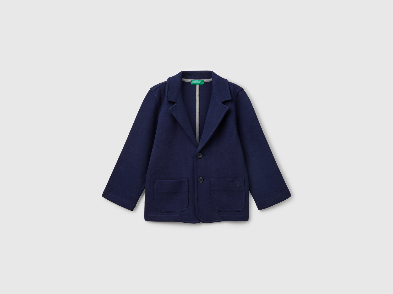 Blazer con tasche relaxed fit da bimbo blu scuro | Benetton Outlet