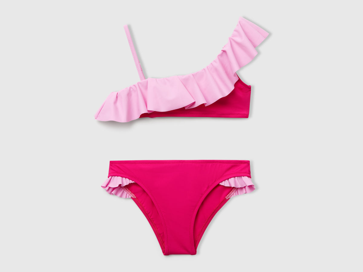 Bikini mare con volant