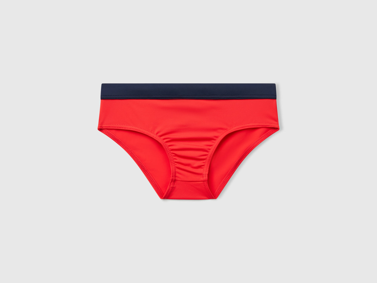 Slip mare con coulisse da bambino rosso corallo | Benetton Outlet