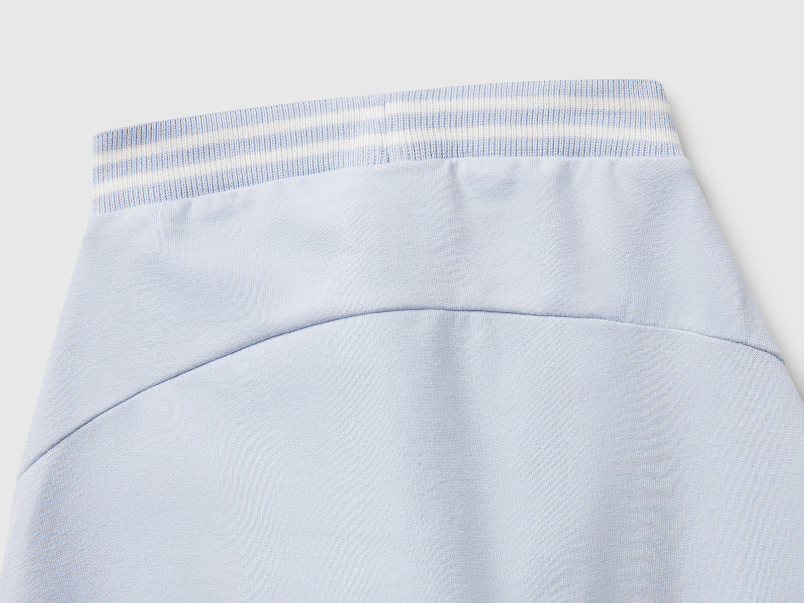 Completino in felpa leggera da neonato azzurro 3 | Benetton Outlet