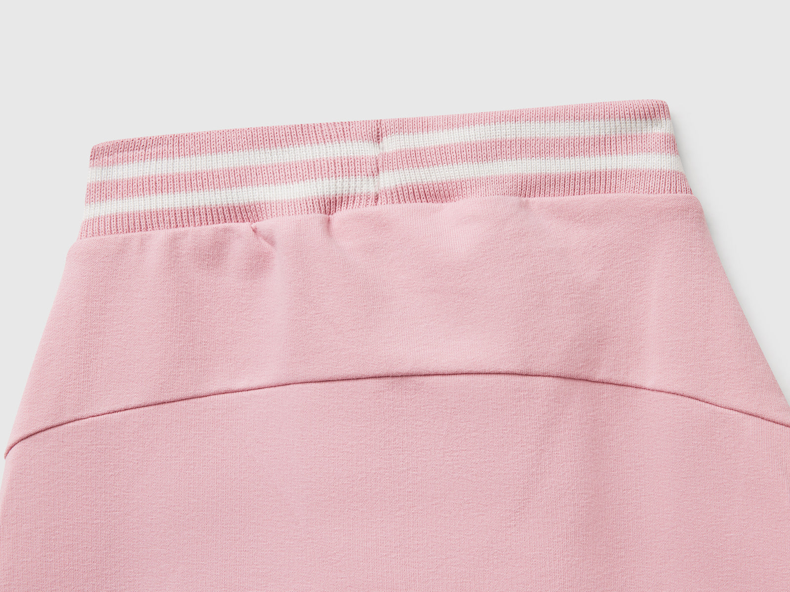 Completino in felpa leggera da neonato rosa 3 | Benetton Outlet