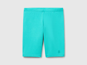 Leggings corti in cotone stretch