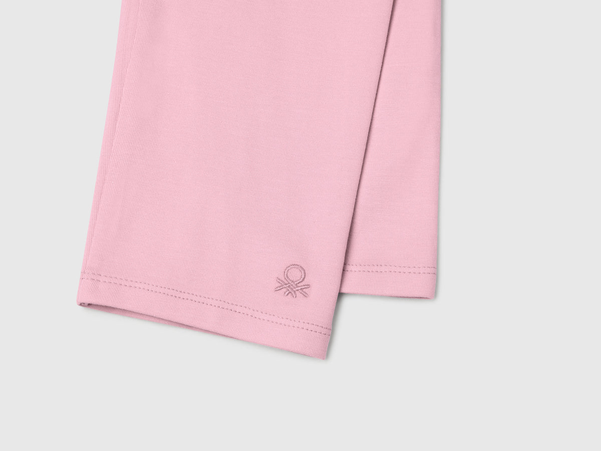 Leggings al ginocchio in cotone stretch