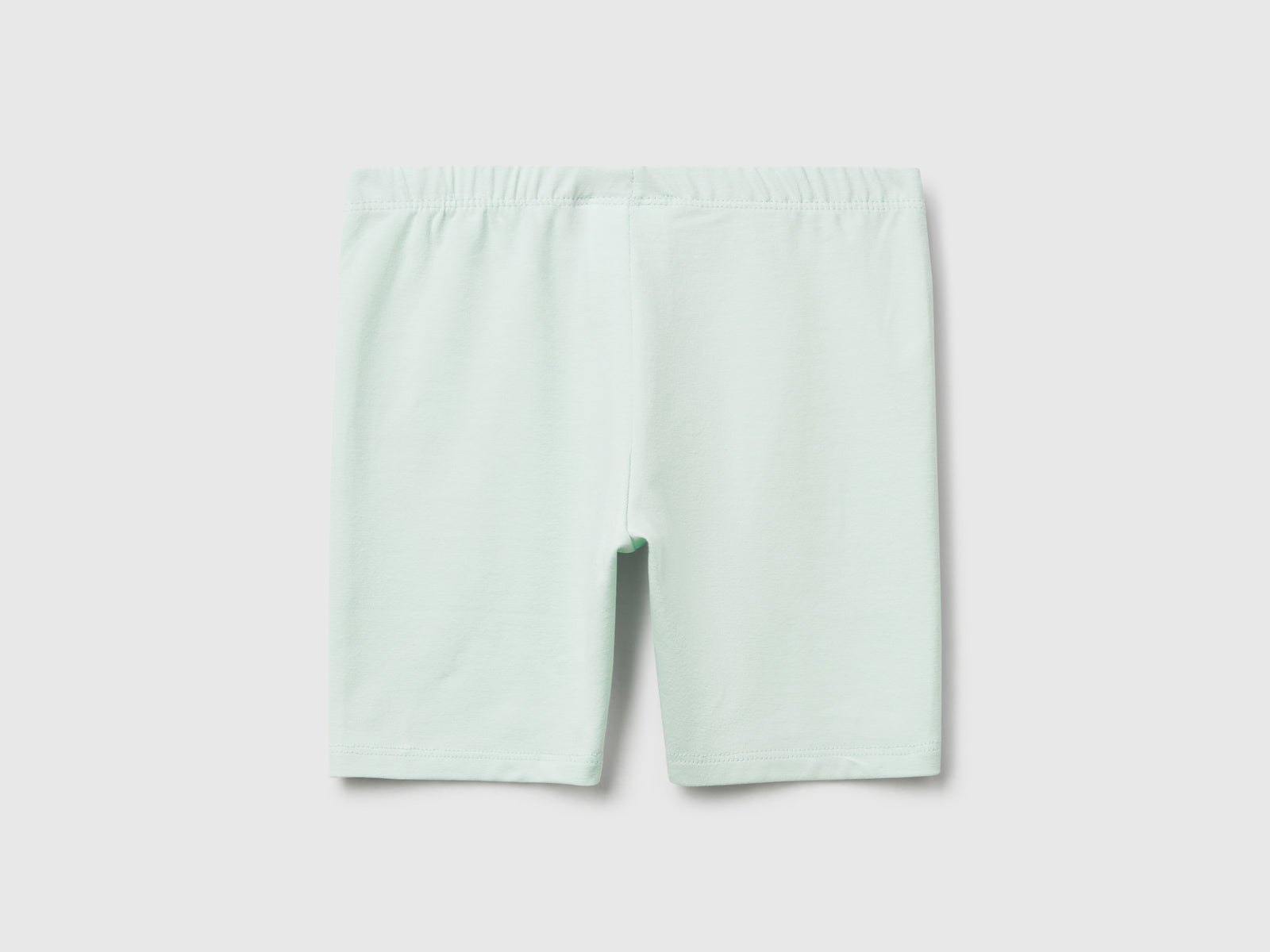 Leggings corti skinny fit da bimba verde acqua 2 | Benetton Outlet