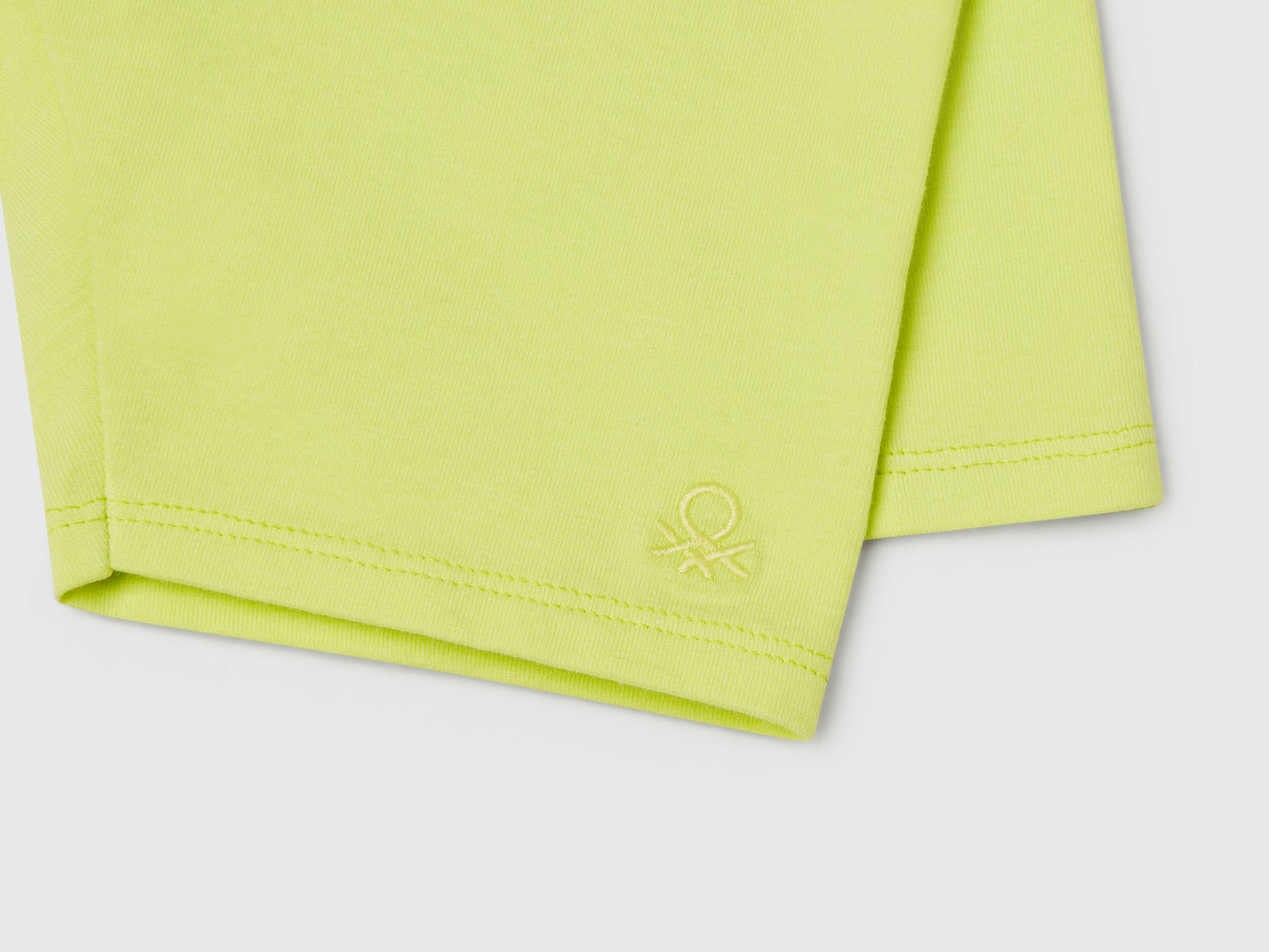 Leggings corti skinny fit da bimba giallo 3 | Benetton Outlet