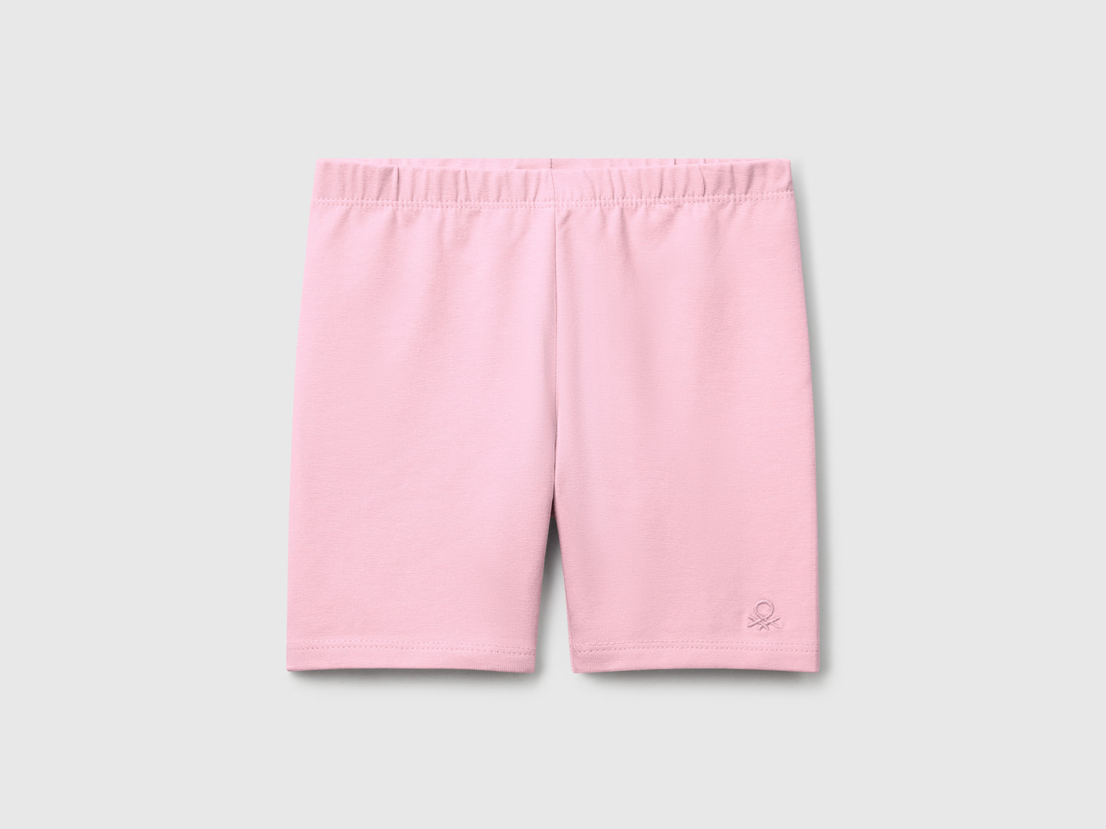 Leggings corti skinny fit da bimba rosa | Benetton Outlet
