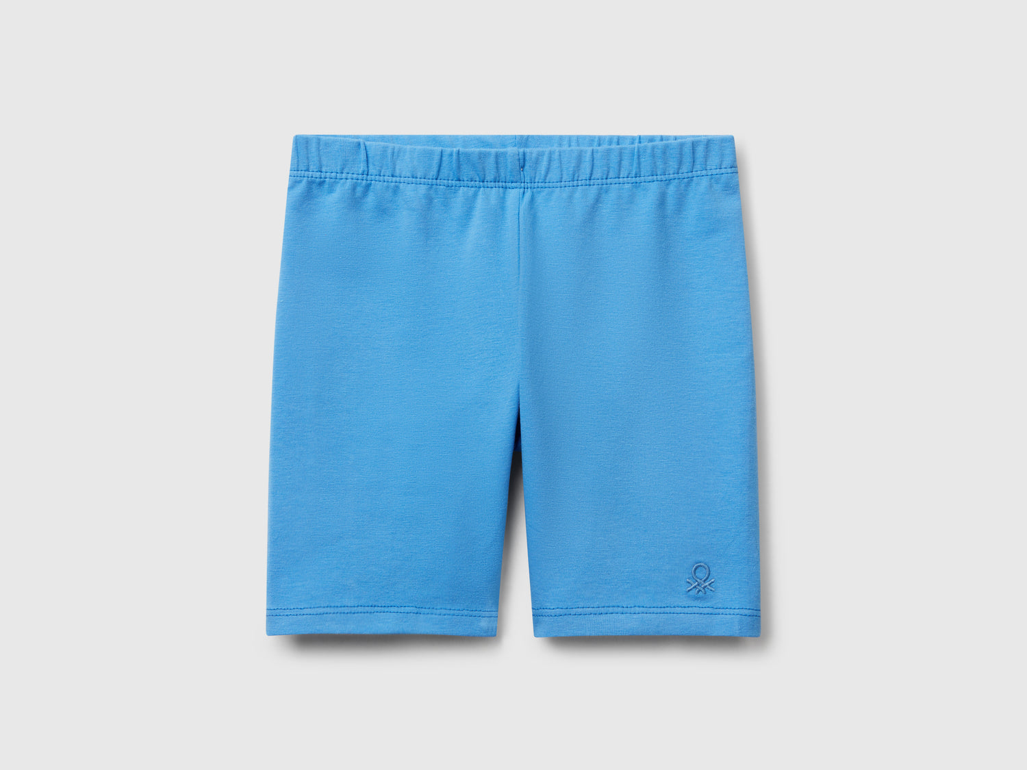 Leggings corti skinny fit da bimba celeste | Benetton Outlet