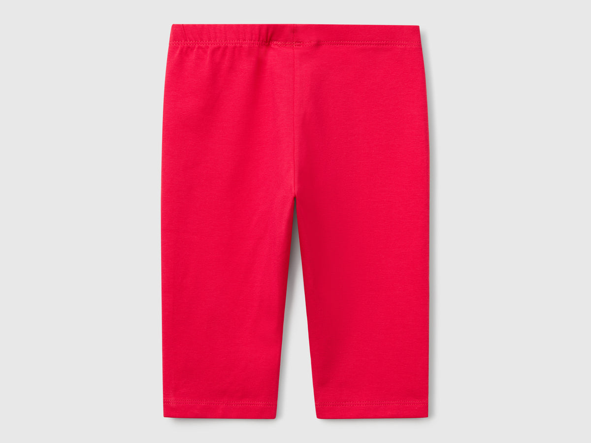Leggings a 3/4 in cotone stretch