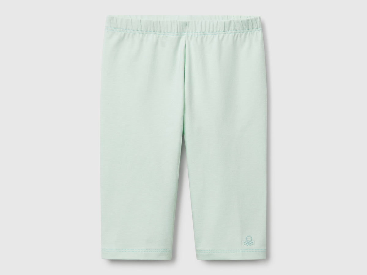 Leggings a 3/4 in cotone stretch
