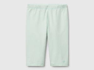 Leggings a 3/4 in cotone stretch
