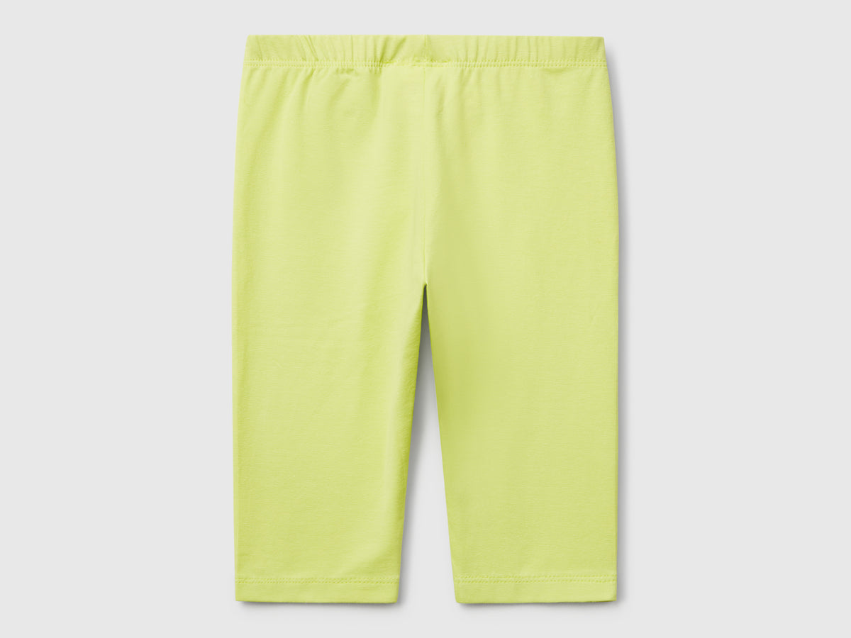 Leggings a 3/4 in cotone stretch