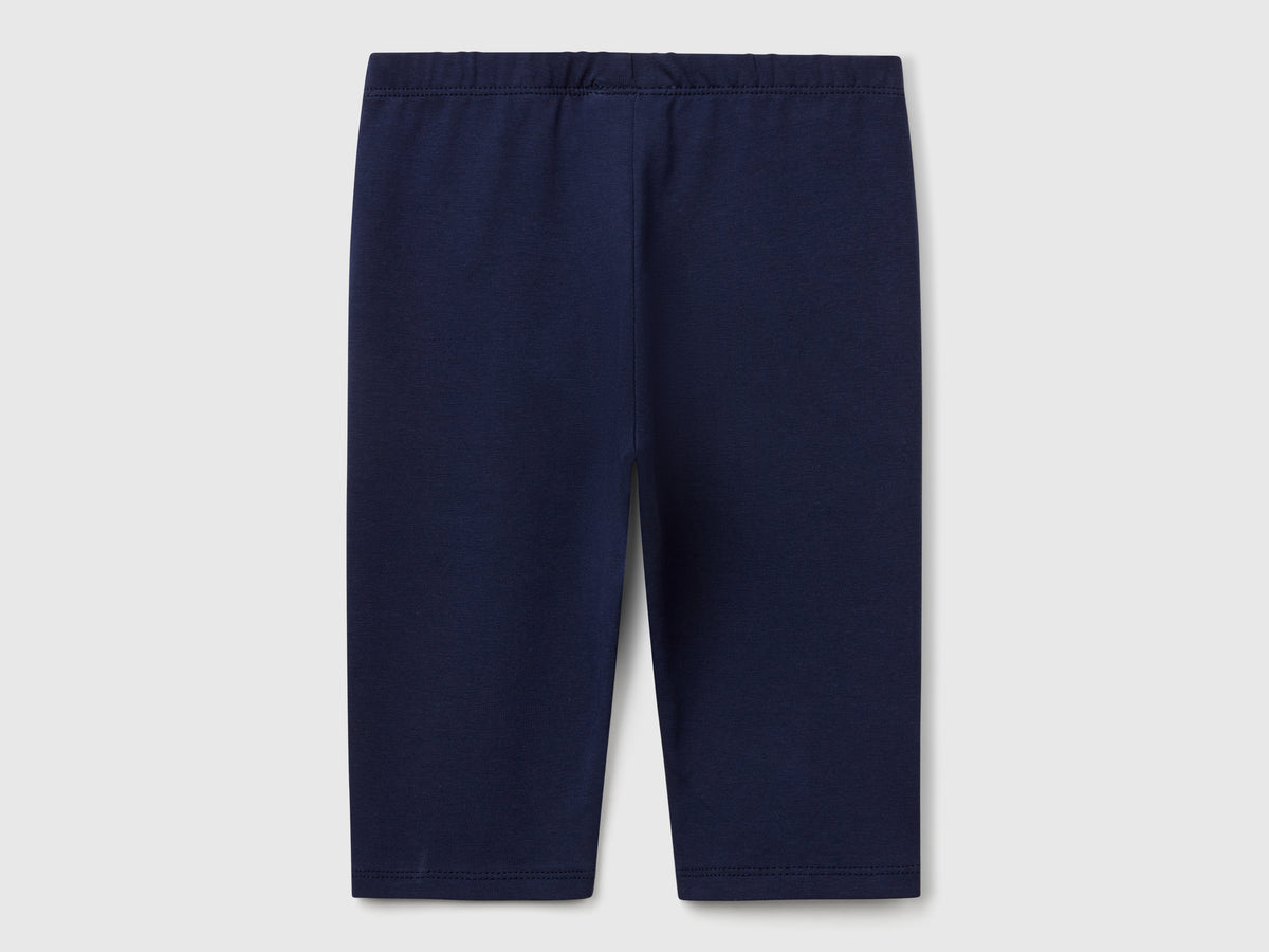 Leggings a 3/4 in cotone stretch