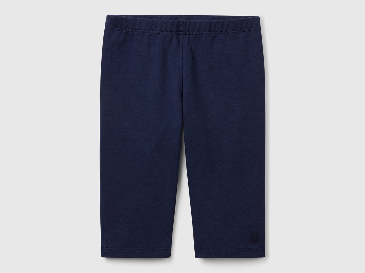 Leggings a 3/4 in cotone stretch